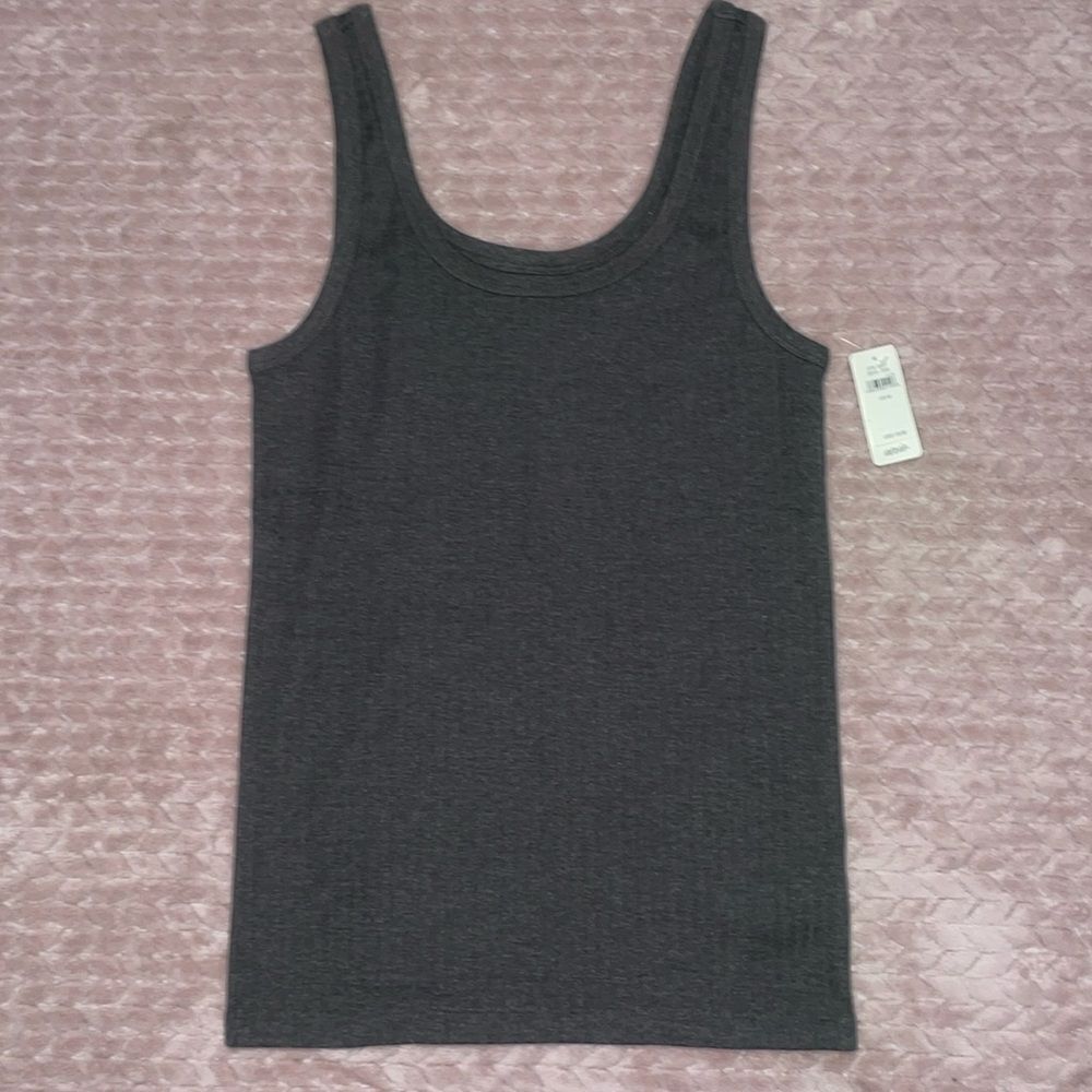Aerie Charcoal Gray Tank - Runs SMALL